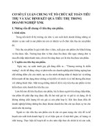 CƠ SỞ LÝ LUẬN CHUNG VỀ TỔ CHỨC KẾ TOÁN TIÊU THỤ VÀ XÁC ĐỊNH KẾT QUẢ TIÊU THỤ TRONG DOANH NGHIỆP XNK