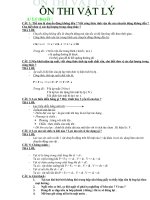 on thi vat ly lop 8 HK1