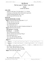 Bài soạn tuan 22 buoi 2 - Lop 2