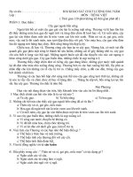 Bài soạn Đề khảo sát chất l][ngj đầu năm toán 5