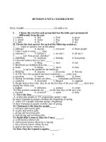 Gián án Bai tap anh 10