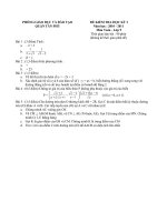 ĐỀ THI HKI TOAN 8 2010 - 2011