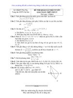 ĐỀ THI THỬ CASIO - 2010