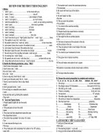 BAI TAP ON THI HKI LOP 9