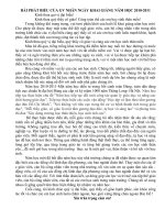 Tài liệu Bài phát biểu GV ngày 20-11