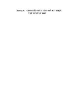 Thiết kế giao tiếp máy tính với KIT 8085, chương 5