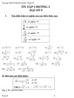 On Tập Chương I lớp 9