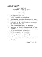 Bài giảng Giới hạn ôn thi HP Tâm lí học đại cương_Cao đẳng K15