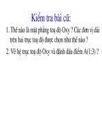 Bài soạn Đồ thị Hàm số y = ax