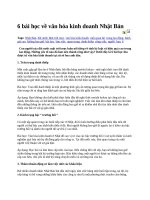 6 bài học về văn hóa kinh doanh Nhật Bản