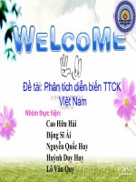 Phân tích diễn biến TTCK việt nam 