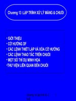 Kiến Trúc Máy Tính Chương 13