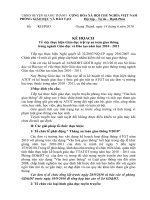 Bài giảng Kế hoạch thực hiện An toàn Giao thông