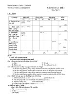 đề KT HK1 vật lí 6 2010-2011(đáp án+matrận-30/70)