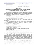 Bài giảng Quy định KH thời gian