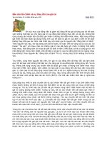 Báo cáo tài chính và sự thay đổi của giá cả