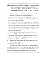 PHƯƠNG HƯỚNG HOÀN THIỆN CÔNG TÁC HẠCH TOÁNCHI PHÍ DOANH THU VÀ KẾT QUẢ KHỐI LƯỢNG HÀNG HOÁ KINH DOANH TRONG KỲ NHẰM NÂNG CAO HIỆU QUẢ KINH DOANH Ở CÔNG TY VẬT TƯ KỸ THUẬT XI MĂNG