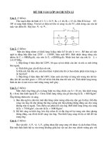 Bài soạn Đê thi vao Lơp 10 chuyen li