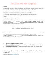 Bài giảng CÁCH LẤY CODE FLASH TRONG THƯ VIỆN VIOLE