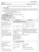 Bài soạn ĐAI 8 TUẦN 13-19