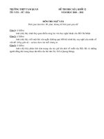 Tài liệu Đề văn 12 HK I 2010-2011