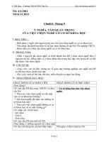 Tài liệu Giáo án Huong nghiệp 9