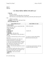 Bài giảng GA 3- Tuan 15-28- TNXH