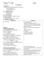 Tài liệu GIÁO ÁN ENGLISH 9