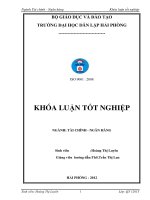 NÂNG CAO CHẤT LƯỢNG HUY ĐỘNG vốn tại CHI NHÁNH NGÂN HÀNG NÔNG NGHIỆP và PHÁT TRIỂN NÔNG THÔN QUẬN DƯƠNG KINH 