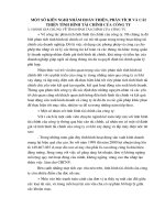 Một số kiến nghị nhằm hoàn thiện, phân tích và cải thiện tình hình tài chính của công ty