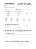 Gián án de thi GSG lớp 1