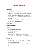 Giáo trình Suy hô hấp cấp