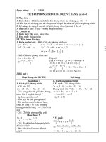 Bài giảng Đại số 8 tiêt 43+44