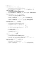 Gián án Bài tập ôn thi đại học chuyên đề Hàm trị tuyệt đối