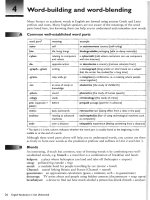 Word-building and word-blending