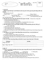 đề ôn tập LS - DL 5 HKI