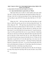 THỰC TRẠNG CÔNG TÁC THẨM ĐỊNH TRONG HOẠT ĐỘNG TÍN DỤNG TẠI VPBANK