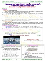 Hệ tọa độ trong không gian tiết 25, 26 (Hai cột)