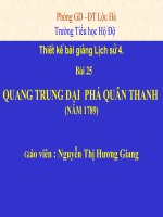 Quang trung đại phá quân thanh