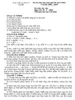 ĐỀ HSG HÓA9-HÀ NỘI 03-04