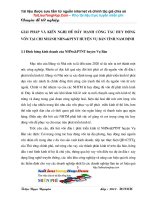 GIẢI PHÁP VÀ KIẾN NGHỊ ĐỂ ĐẨY MẠNH CÔNG TÁC HUY ĐỘNG VỐN TẠI CHI NHÁNH NHNo&PTNT HUYỆN VỤ BẢN TỈNH NAM ĐỊNH