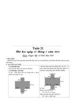 Bài giảng giao an lop5 tuan   21,22 chuan