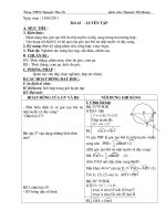 Bài giảng hình 9 tiết 43 Luyện tập chuẩn ktkn