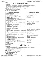 Bài giảng giao an 1 tuan 19