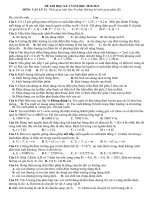 de kiem tra hoc ky hot vat ly 11 - 2011 - co ban