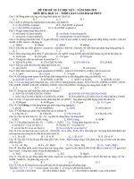 Đề thi HK 1 Hóa 12NC (trắc nghiệm)