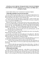 CỞ SỞ Lí LUẬN CHUNG VỀ HẠCH TOÁN TÀI SẢN CỐ ĐỊNH VỚI NHỮNG VẤN ĐỀ VỀ QUẢN Lí VÀ NÂNG CAO HIỆU QUẢ SỬ DỤNG TSCĐ