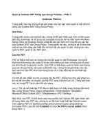 Quản lý Outlook 2007 thông qua Group Policies – Phần 2