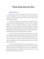 Phòng chống bệnh tôm Hùm