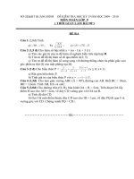 Tài liệu ĐỀ + ĐA THI HỌC KỲI TOÁN 9 2009-2010 QBÌNH
